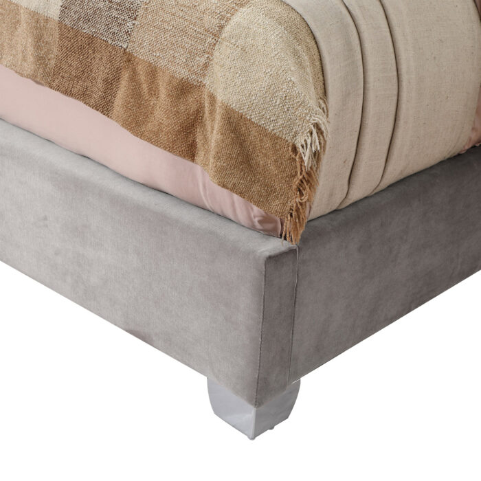 Addison Velvet Upholstered Tufted Low Profile Bed | Artisanelm