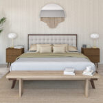 Mateo Upholstered Solid Wood Platform Bed | Artisanelm