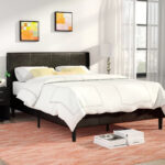 Beth Faux Leather Upholstered Platform Bed | Artisanelm