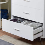 Merriton 5 Drawer Chest | White | Artisanelm