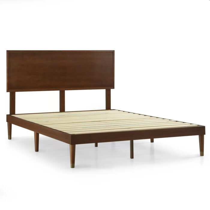 Sierra Solid Wood Panel Platform Bed | Artisanelm