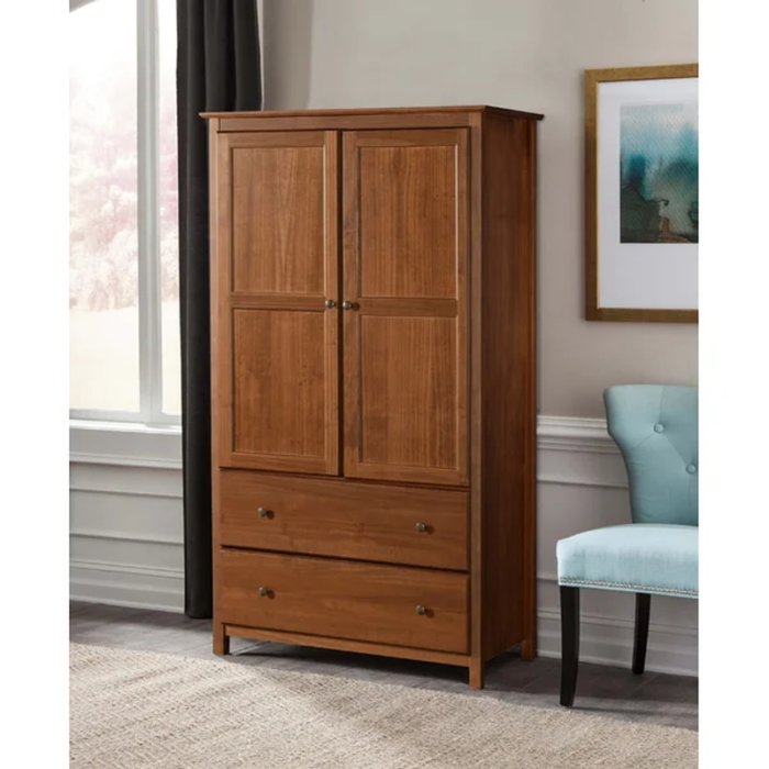 Joanna Solid Wood Wardrobe Armoire