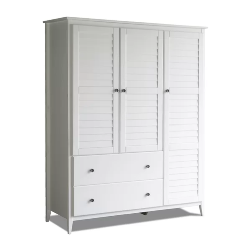 Ambler Modern Large Solid Wood Armoire Wardrobe