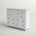 Somerset Solid Wood 8 Drawer Double Dresser