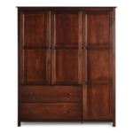 Lawrence Solid Wood Wardrobe Armoire