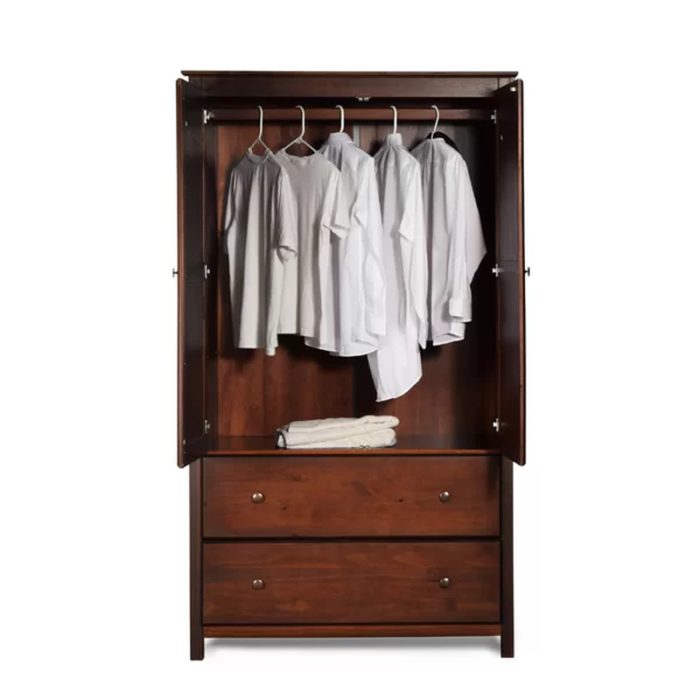 Joanna Solid Wood Wardrobe Armoire