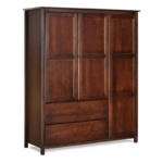 Lawrence Solid Wood Wardrobe Armoire