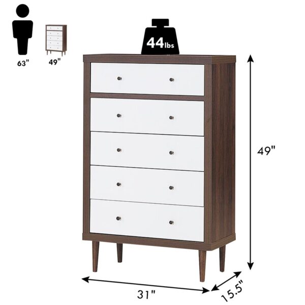 Mariana 5 Drawer Bedroom Chest