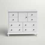 Somerset Solid Wood 8 Drawer Double Dresser