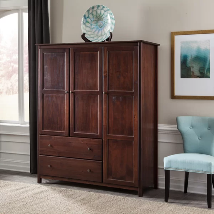 Lawrence Solid Wood Wardrobe Armoire