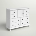 Somerset Solid Wood 8 Drawer Double Dresser