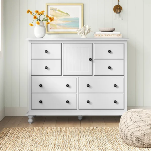 Somerset Solid Wood 8 Drawer Double Dresser