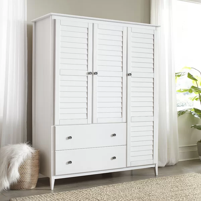 Kelly Manufactured Wood Wardrobe Armoire