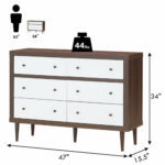 Mariana 6 Drawer Bedroom Dresser - Artisanelm