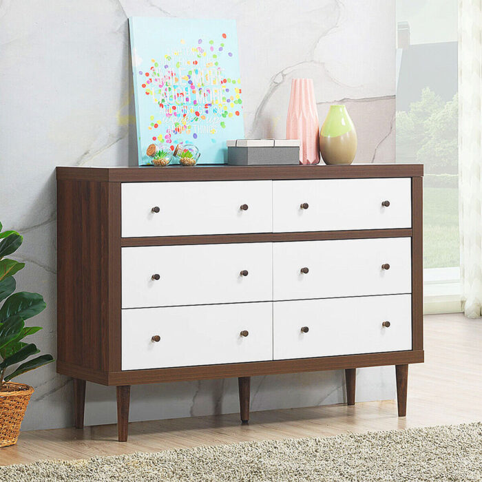 Mariana 6 Drawer Bedroom Dresser - Artisanelm