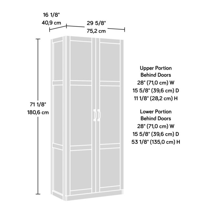 Marino Manufactured Wood Wardrobe Armoire