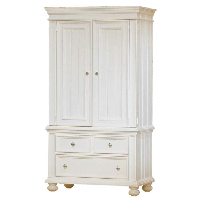 Wearstler Solid Wood Wardrobe Armoire - Artisanelm