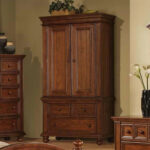 Wearstler Solid Wood Wardrobe Armoire - Artisanelm