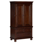 Wearstler Solid Wood Wardrobe Armoire - Artisanelm