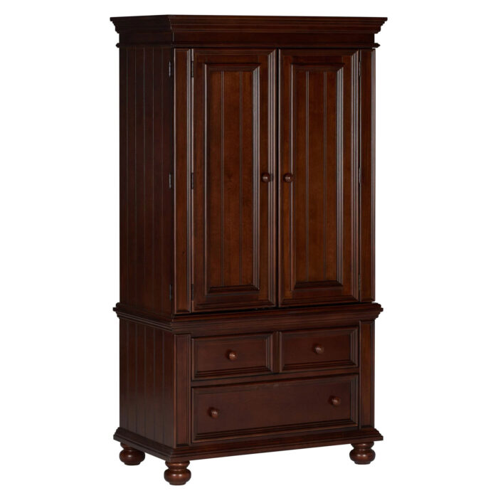 Wearstler Solid Wood Wardrobe Armoire - Artisanelm