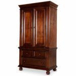 Wearstler Solid Wood Wardrobe Armoire - Artisanelm