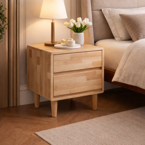 Artisan Elm – Solis Natural Oak Nightstand