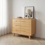 Rowan Natural Solid Wood 6-Drawer Dresser - Artisan Elm