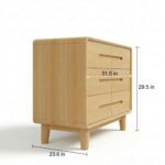 Rowan Natural Solid Wood 6-Drawer Dresser - Artisan Elm