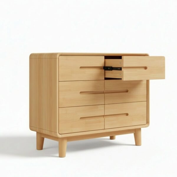 Rowan Natural Solid Wood 6-Drawer Dresser - Artisan Elm
