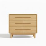 Rowan Natural Solid Wood 6-Drawer Dresser - Artisan Elm
