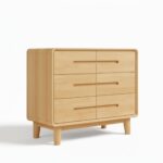 Rowan Natural Solid Wood 6-Drawer Dresser - Artisan Elm