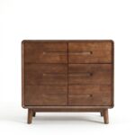 Rowan Solid Wood 6-Drawer Dresser - Walnut - Artisan Elm